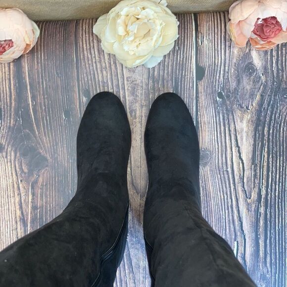 Bar III Black Grand Knee Boots - Picture 4 of 8